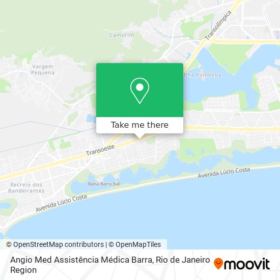 Mapa Angio Med Assistência Médica Barra