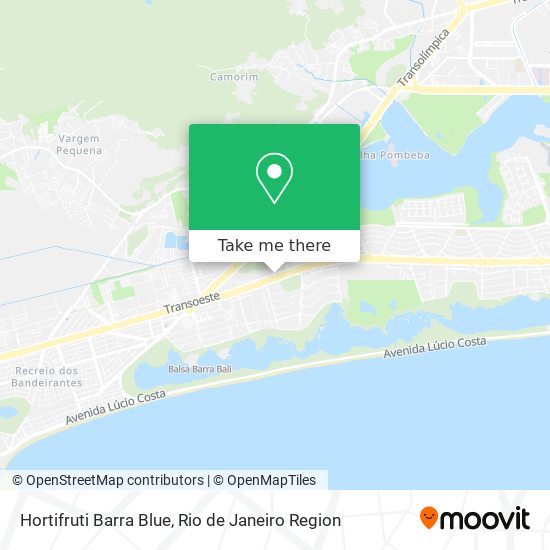 Hortifruti Barra Blue map