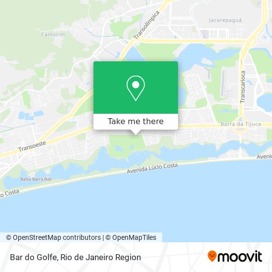 Mapa Bar do Golfe