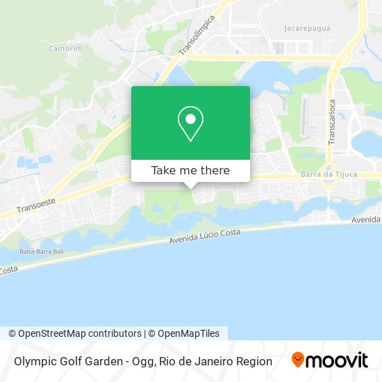 Mapa Olympic Golf Garden - Ogg