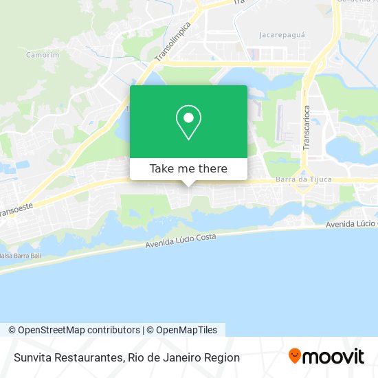 Mapa Sunvita Restaurantes