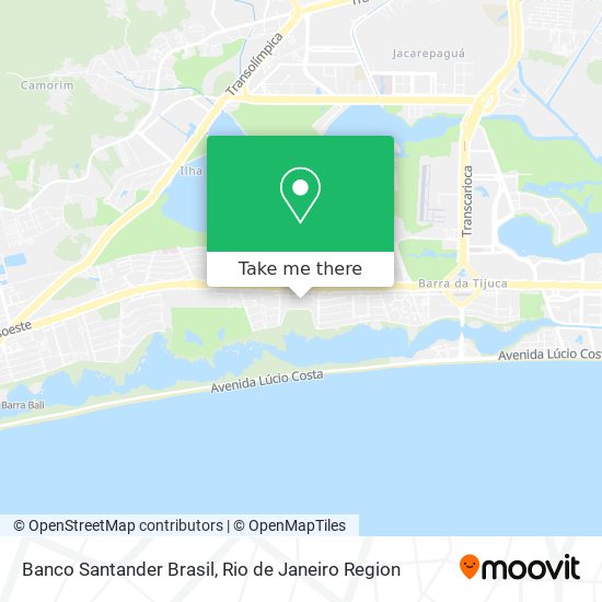 Banco Santander Brasil map