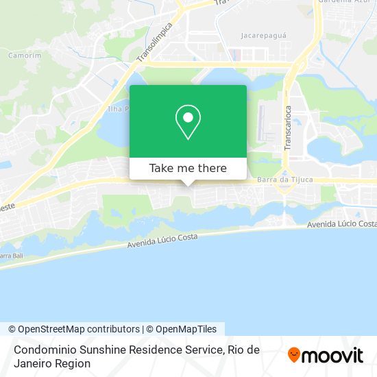 Mapa Condominio Sunshine Residence Service