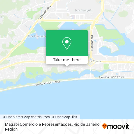 Magabi Comercio e Representacoes map