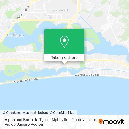 Alphaland Barra da Tijuca, Alphaville - Rio de Janeiro map