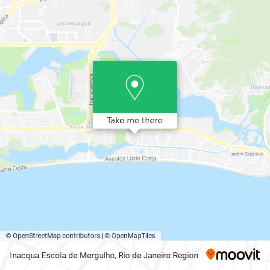 Inacqua Escola de Mergulho map