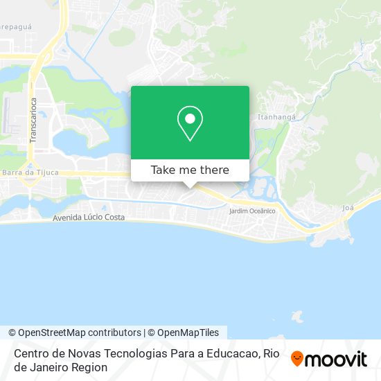 Centro de Novas Tecnologias Para a Educacao map