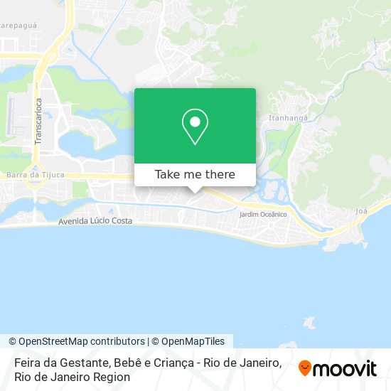 Feira da Gestante, Bebê e Criança - Rio de Janeiro map