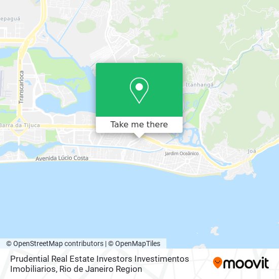 Prudential Real Estate Investors Investimentos Imobiliarios map