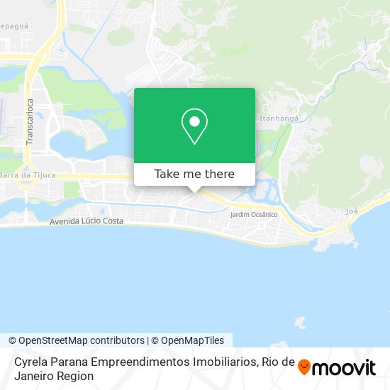 Cyrela Parana Empreendimentos Imobiliarios map