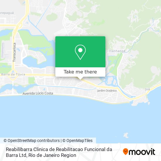 Reabilibarra Clinica de Reabilitacao Funcional da Barra Ltd map