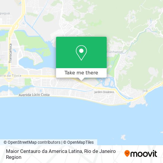 Maior Centauro da America Latina map