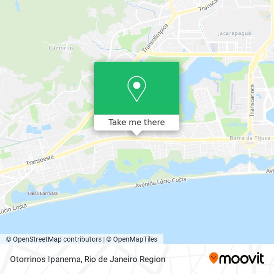Otorrinos Ipanema map