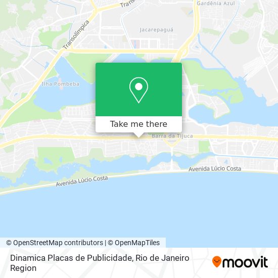 Dinamica Placas de Publicidade map