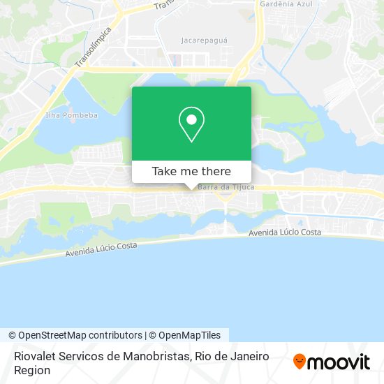 Riovalet Servicos de Manobristas map