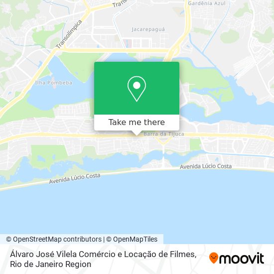 Álvaro José Vilela Comércio e Locação de Filmes map