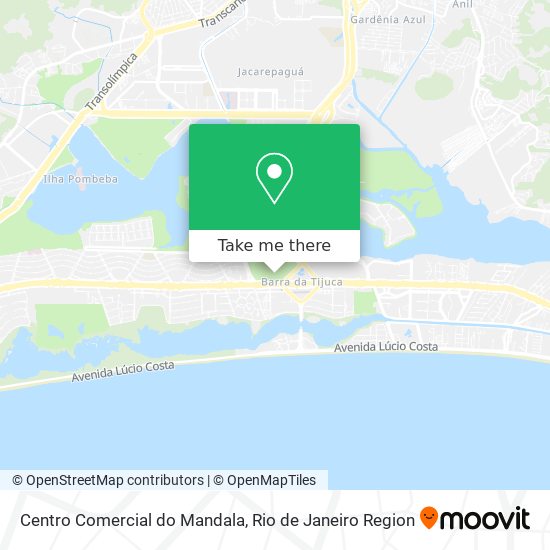 Centro Comercial do Mandala map