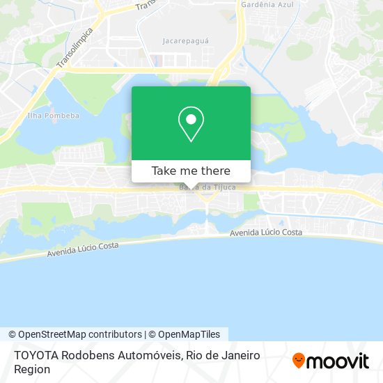 TOYOTA Rodobens Automóveis map