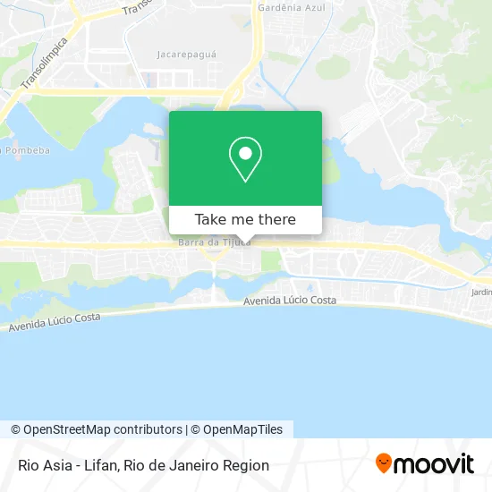 Rio Asia - Lifan map