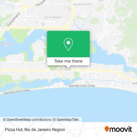 Pizza Hut map