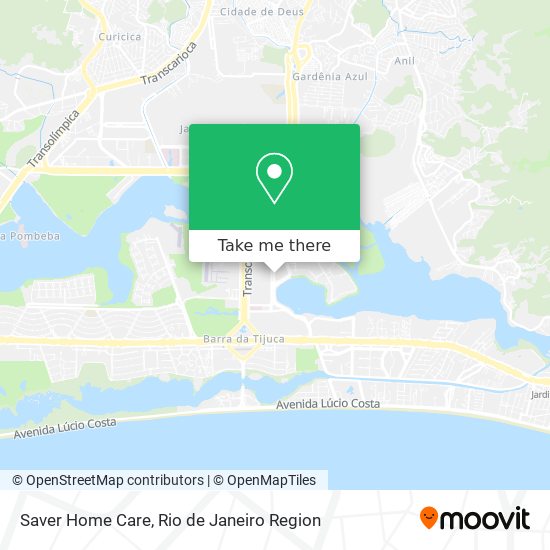 Saver Home Care map