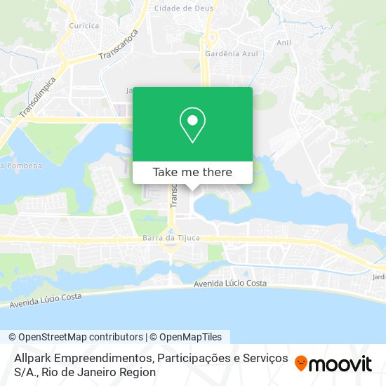 Allpark Empreendimentos, Participações e Serviços S / A. map