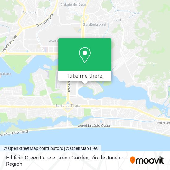 Edificio Green Lake e Green Garden map
