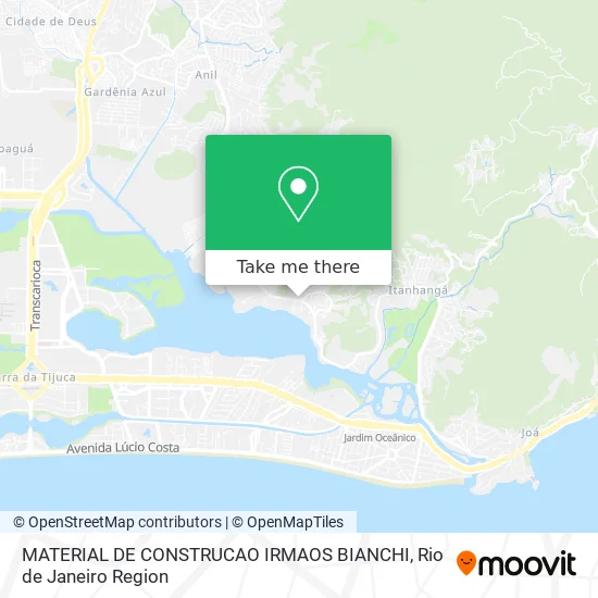 MATERIAL DE CONSTRUCAO IRMAOS BIANCHI map