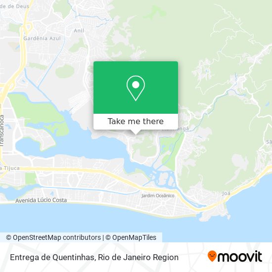 Entrega de Quentinhas map