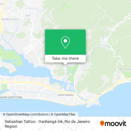 Sebastian Tattoo - Itanhangá Ink map