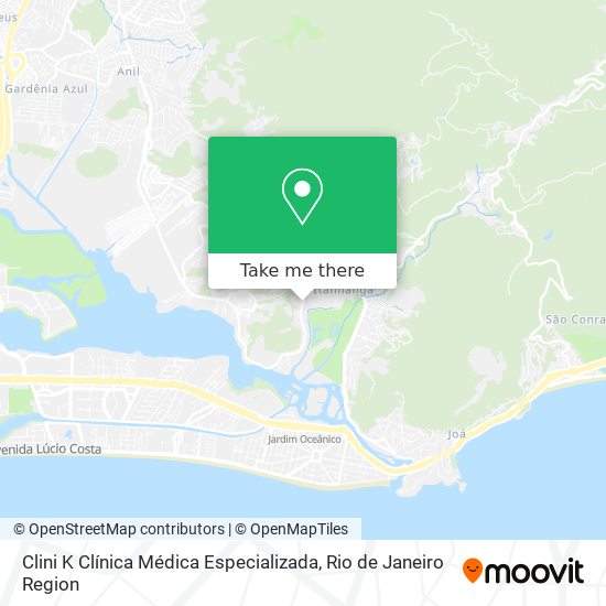 Clini K Clínica Médica Especializada map