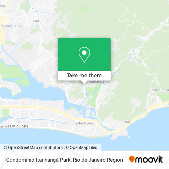 Condomínio Itanhangá Park map