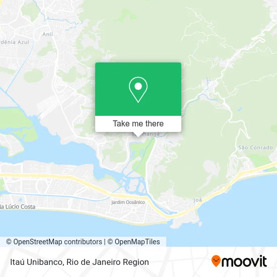 Itaú Unibanco map