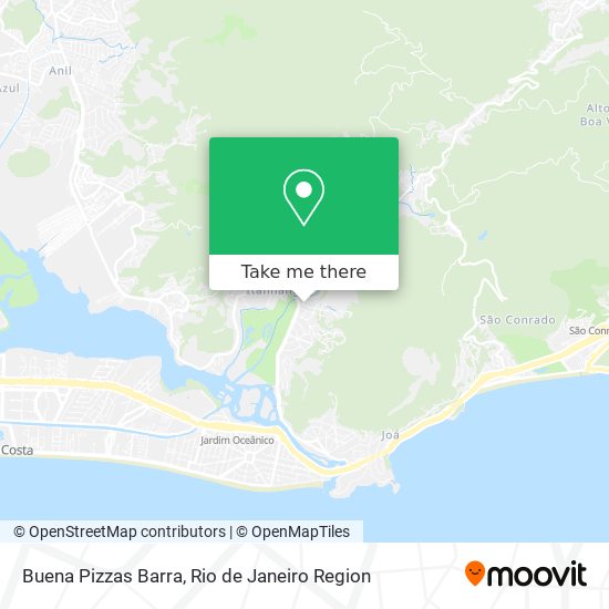 Buena Pizzas Barra map