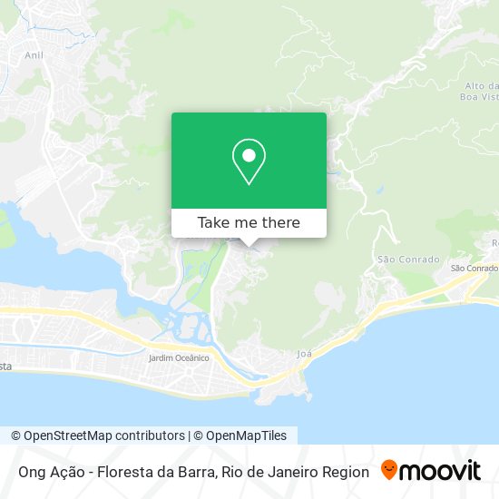 Mapa Ong Ação - Floresta da Barra