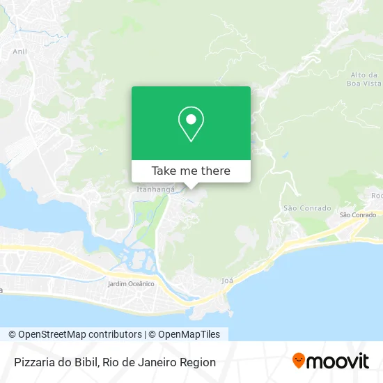 Pizzaria do Bibil map