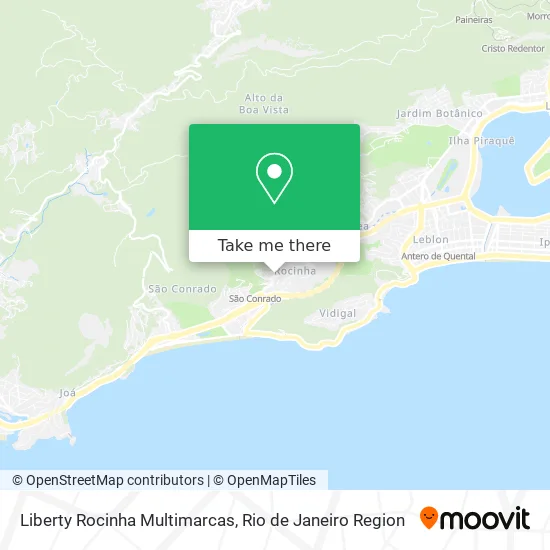 Liberty Rocinha Multimarcas map