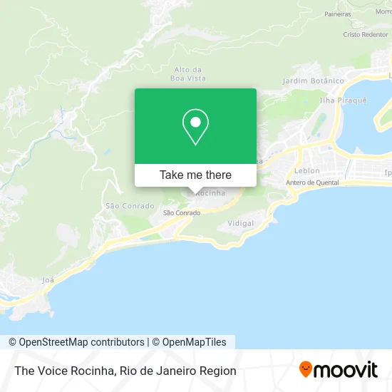 The Voice Rocinha map