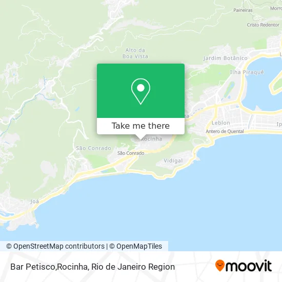 Bar Petisco,Rocinha map