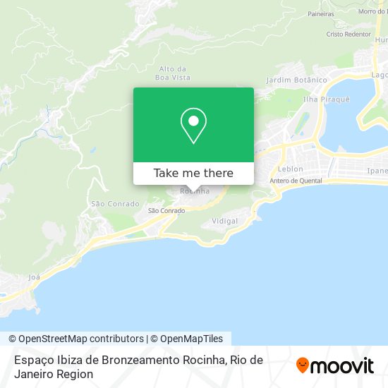 Espaço Ibiza de Bronzeamento Rocinha map