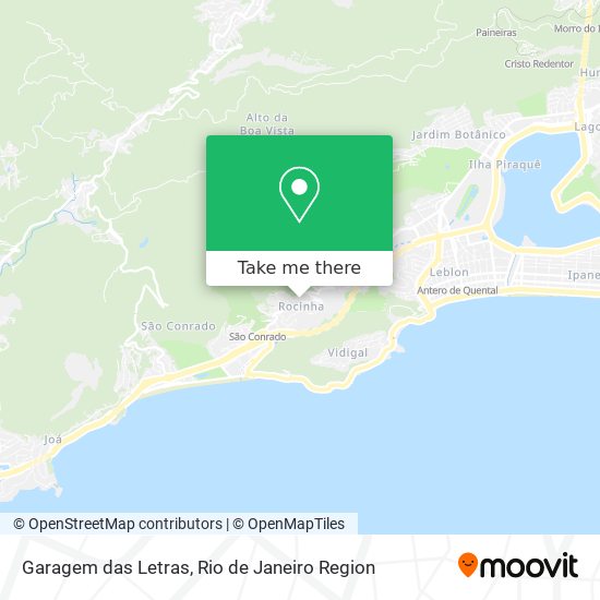 Garagem das Letras map