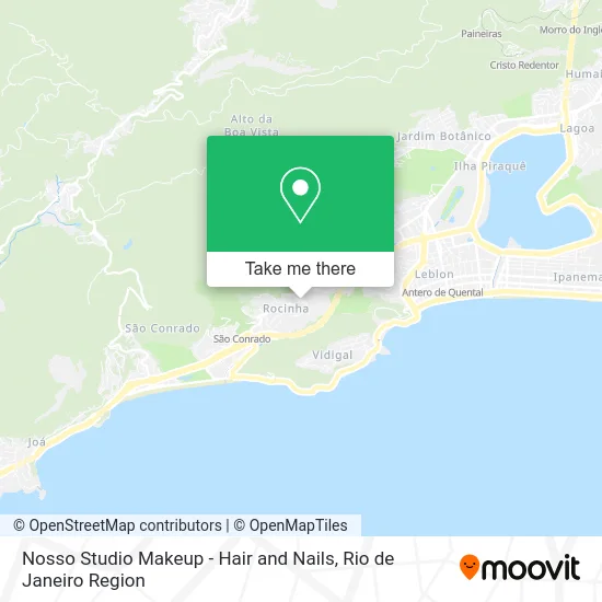 Nosso Studio Makeup - Hair and Nails map