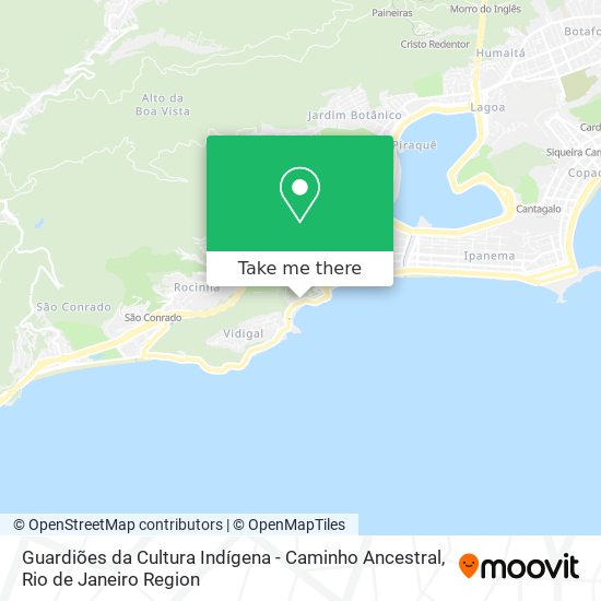 Guardiões da Cultura Indígena - Caminho Ancestral map