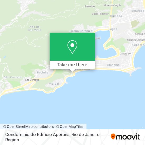 Mapa Condomínio do Edifício Aperana