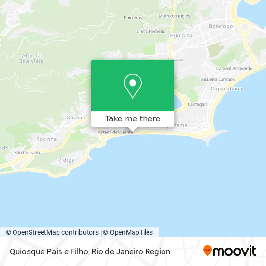 Quiosque Pais e Filho map