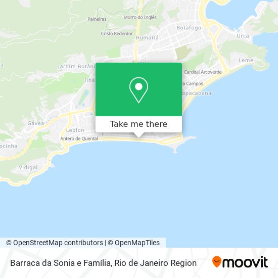 Mapa Barraca da Sonia e Família