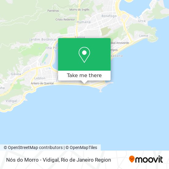 Mapa Nós do Morro - Vidigal