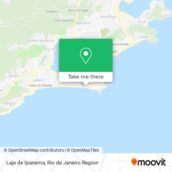 Laje de Ipanema map