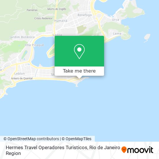 Hermes Travel Operadores Turisticos map