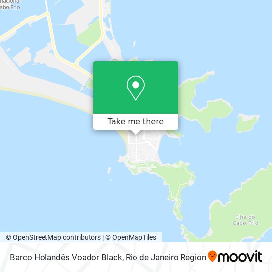 Barco Holandês Voador Black map